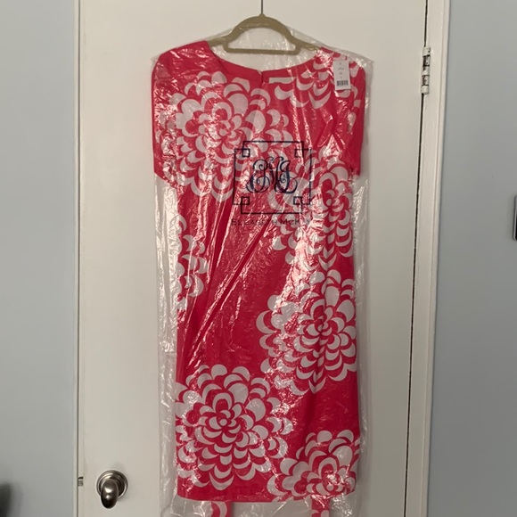 Elizabeth McKay Dahlia Pink Floral Carly Dress Size 10 - Picture 2 of 4